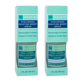 Trader Joe's Hyaluronic Moisture Boost Serum – Deep Hydration, Lightweight & Fragrance-Free Facial Treatment for All Skin Types – 1 fl oz, 2 Pack