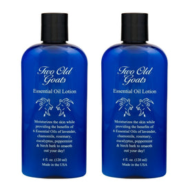 Two Old Goats Essential Oil Blend Lotion, 4 Fl. Oz. / 120 ML (Pack of 2)