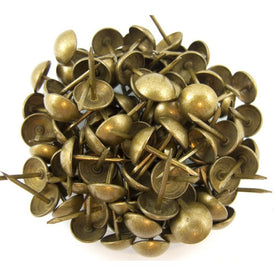 C.S. Osborne French Natural Decorative Nail Tacks 100 Pcs, 3/8 In. (No.681-1/2)