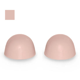 Replacement Ceramic Dome Toilet Bolt Caps to Match Artesian - Set of 2 - Peach Blossom