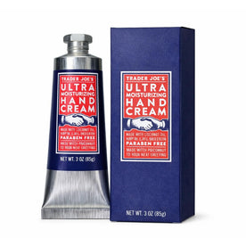 Trader Joe's Ultra Moisturizing Hand Cream 3 oz – 20% Shea Butter, Coconut Oil & Hemp Seed Oil, Paraben-Free Hand Moisturizer for Dry, Rough Hands, Fast-Absorbing Skin Care