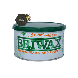 Briwax Original Furniture Wax Polish Cleans, Stains & Polishes, Ebony, 16 Oz.