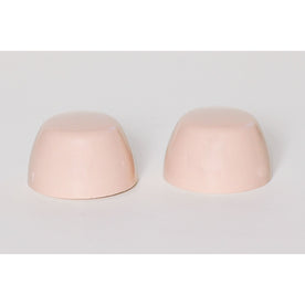 Case Color Replacement Plastic Toilet Bolt Caps - Set of 2 - Venetian Pink