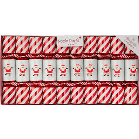 Robin Reed Candy Cane Santa Handmade English Christmas Crackers, 42410, 10 Inch (Set of 10)
Robin Reed 42410 Candy Cane Santa, 10 Inches Handmade English Christmas Crackers (Set of 10)