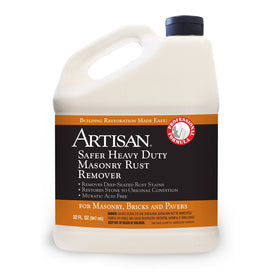 Artisan Safer Heavy-Duty Rust Remover – For Masonry, Bricks & Pavers – 32oz
