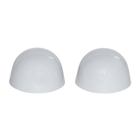 Plastic Toilet Bolt Caps to Match Kohler Earthen White, Replacement for 1013092-W2, Set of 2