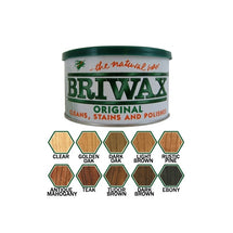 Briwax Original Furniture Wax Polish Cleans, Stains & Polishes, Mid Brown, 16 Oz.
