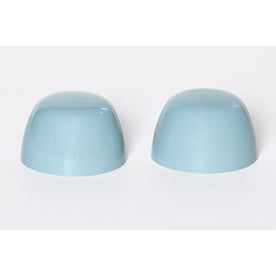 Case Color Replacement Plastic Toilet Bolt Caps - Set of 2 - Regency Blue