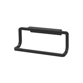 Ansan Kitchen Dish Towel Holder, Decorative Kitchen Hand Towel Rack For Cabinet (Black)