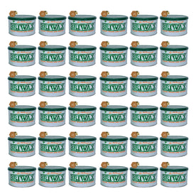 Set of 36 Briwax Original Furniture Wax Polish Cleans, Stains & Polishes, 16 Oz. - Light Brown
