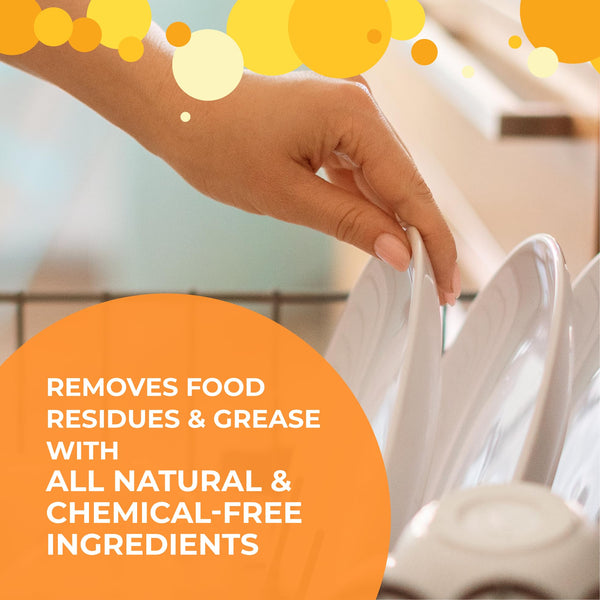 Clean Roots Dishwasher Detergent Gel, 100% Plant-Based & Organic, Scen ...