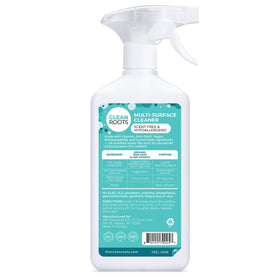 Clean Roots Multi-Surface Cleaner – 100% Plant-Based & Organic – EcoGarantie Certified – Scent-Free & Hypoallergenic – 16.9 Fl. Oz. (500 ML)