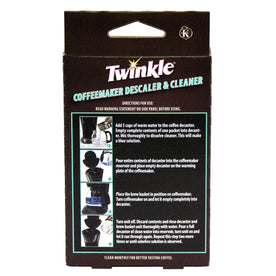 Twinkle Coffeemaker Claner and Descaler - Compatible with Mr. Coffee & All Automatic Drip Units - Set of 2