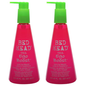 Tigi Bed Head Ego Boost, Split End Mender & Leave in Conditioner, 200 ml / 8 Fl. Oz. (Pack of 2)