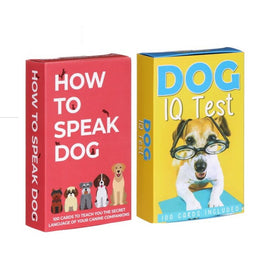 Dog IQ Test & How To Speak Dog Cards by Gift Republic Tests Questions Facts Gift