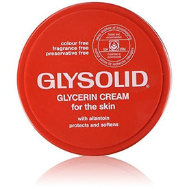 Glysolid Glycerin Skin Cream - 3.38 oz / 100 ML Jar Vegan (4 Pack)