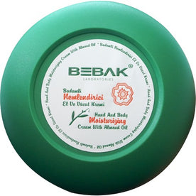 Bebak Almond Moisturizing Hand & Body Cream Jar - 200 ML