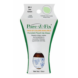 Porc-A-Fix Touch Up Repair Glaze Paint Kit to Match Briggs, Sea Green (BR-3)