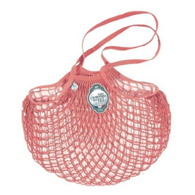 The French Filt Le Fillet Shoulder Carrying Cotton Shopping Bag - Light Pink - Medium (Set of 2)