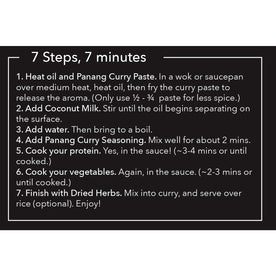 Verve Culture Authentic Cooking Kit - Organic Thai For Two - Panang Curry