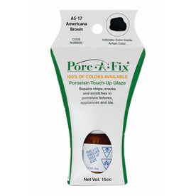 Porc-A-Fix Touch Up Repair Glaze Paint Kit to Match American Standard, American Brown (AS-17)