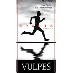 Vulpes Cushioned Cotton Training Socks for Men, 2 Pack