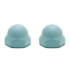 Gerber Replacement Ceramic Toilet Bolt Caps - Set of 2 - Regal Blue