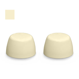 American Standard Color Replacement Plastic Toilet Bolt Caps - Set of 2 - Blonde
