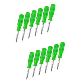 Lutz 6-IN-1 Ratcheting Screwdriver, Green (Pack of 12)