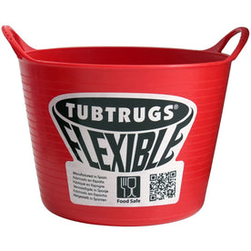 Tubtrug Plastic Flexible Red Tub, 12.5 Oz. Capacity