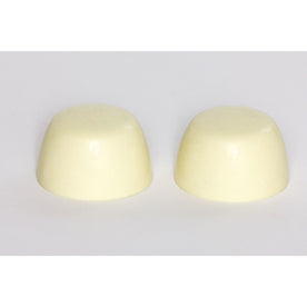 Plastic Toilet Bolt Caps to Match Kohler Sunlight Yellow, Replacement for 1013092-Y2, Set of 2