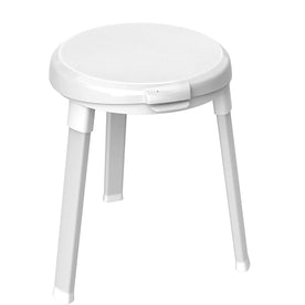 Better Living Products 70090 Swivel 360 Shower Seat, White