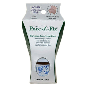 Porc-A-Fix Touch Up Repair Glaze Paint Kit to Match American Standard, Venetian Pink (AS-10)
