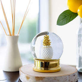 Tydus Golden Pineapple Snow Globe without Music [4 Inch / 100 MM]