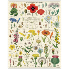 Cavallini WildFlowers 1000 Piece Jigsaw Puzzle (PZL/WF)
