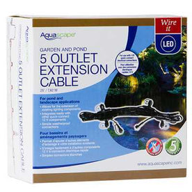 Aquascape Garden & Pond 5 Outlet Extension Cable