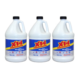 WD-40 Presta 260240 X-14 Mildew Professional Stain Remover, 1 Gallon (3 Pack)