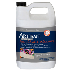 Artisan Sacrificial Anti-Graffiti Coating – Clear Protective Finish for Masonry & Painted Surfaces – 1 Gallon (Multi-Surface Clean)