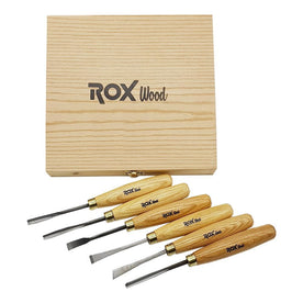 ROX Wood 6-Pieces Woodworking Wood Carving Tools Set with Hand Made