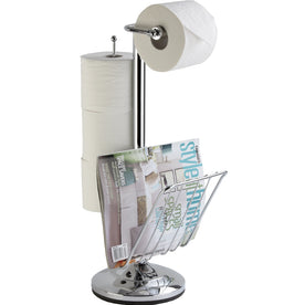 Better Living Products Toilet Caddy Tissue Dispenser w/ Magazine Rack