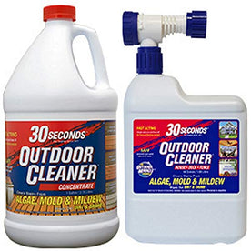 30 Seconds Outdoor Cleaner, 1 Gallon and 64 oz Hose End- Concentrate