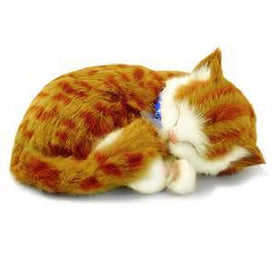 Perfect Petzzz Orange Tabby Sleeping Kittens