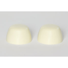 Universal Rundle Color Replacement Plastic Toilet Bolt Caps - Set of 2 - Yellow