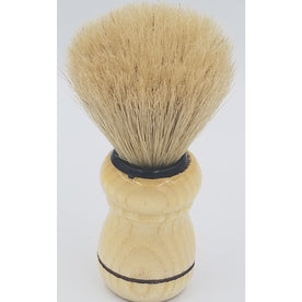 Beliz Imports Beard Shaving Brush Wooden Handle Small Size - Natural Boar Bristle