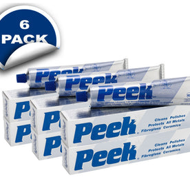 Peek Polish, Aluminum and Chrome Metal Polish - 100ml Tube [6-pack]