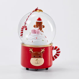 Tydus Gingerbread Hot Chocolate Snow Globe without Music [4 Inch / 100 MM]