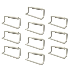 Kitchen Dish Towel Holder, Decorative Kitchen Hand Towel Holder For Cabinet, Pack of 10 (Beige)