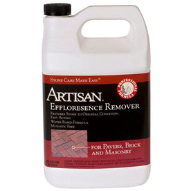 Artisan Efflorescence Remover – Restores Stone, Pavers, Brick & Masonry – Fast-Acting, Water-Based, Muriatic Acid-Free – 1 Gallon (3.785 L)