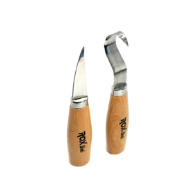 ROX Wood 2 Pieces Spoon Carving Set For Beginners