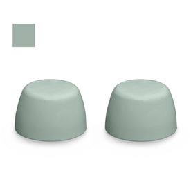 Replacement Plastic Toilet Bolt Caps to Match Kohler Seafoam Green, Set of 2